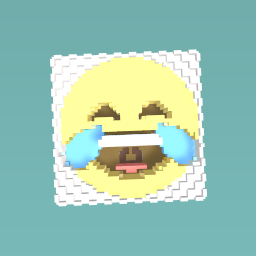 Laughing to hard he's crying