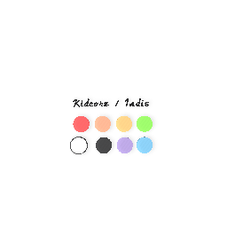 Kidcore / Indie colour pallete