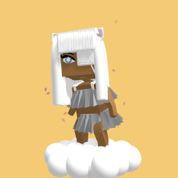 White robot girl 