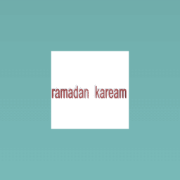 ramadan kaream