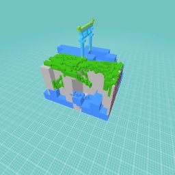 Minecraft cliff
