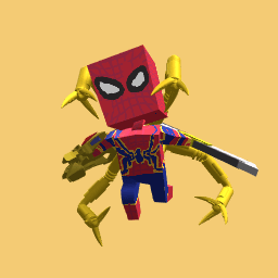 Iron spider with blaster