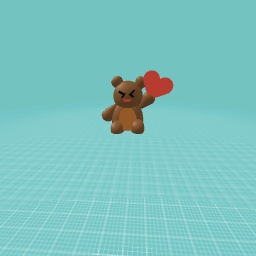 Love heart bear