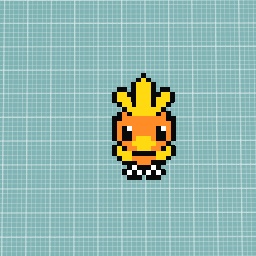 Torchic pixel art