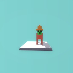 Dog body and duck head