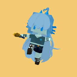 Blue >w<