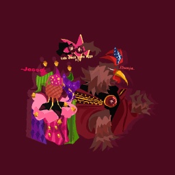 Happy (very late) easter :} (Ft. my easter OCs)