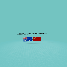 Australia and China combined!