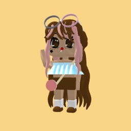 A girl without a care in the world