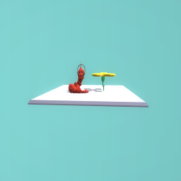 The jaming worm and his flower