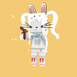 White bunny