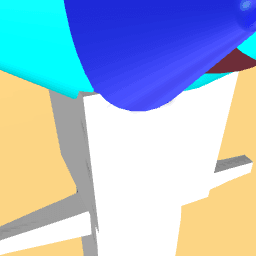 Dark blue and light blue