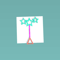 Star shaped bubble machine.