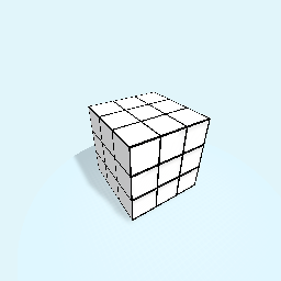 Cartoon Rubik's Cube