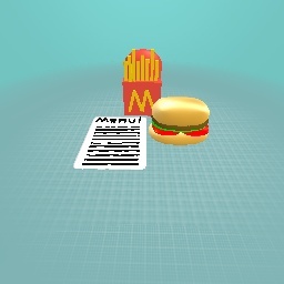 McDonalds Meal + Menu
