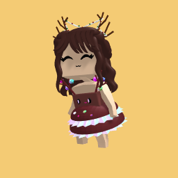 Raindeer girl its cute