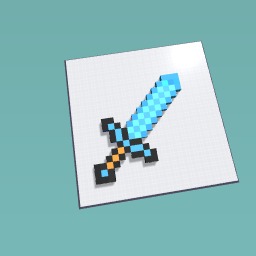 Minecraft diamond sword