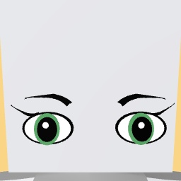 the eyes.