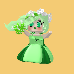 green leaf girl