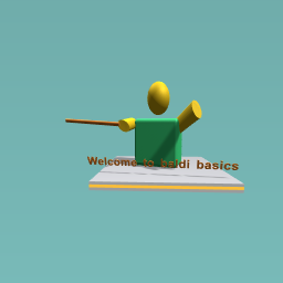 Baldi with his ruler