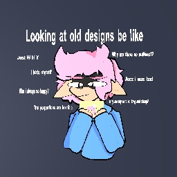 Looking at old designs be like