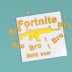 Fortnite gold scare by godgraypencil