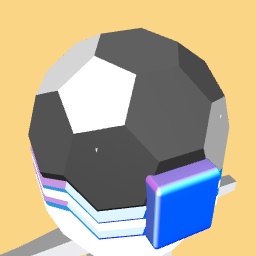 High tech robot head