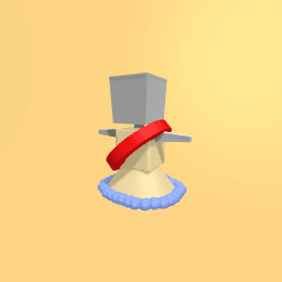 Gold dress with red robe (i tried xD)