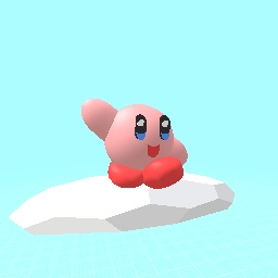 Kirby on a cloud :D
