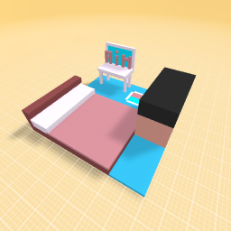 my sister old room i was sleep with her couse my room is scary