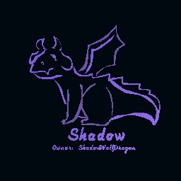 ShadowWolfDragon’s Pet! (Chalkboard)