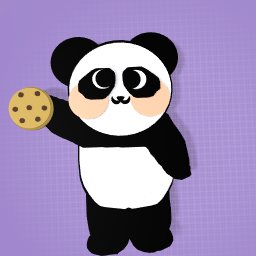 panda gives you an cookie :D