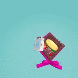 Picnic box with a bow