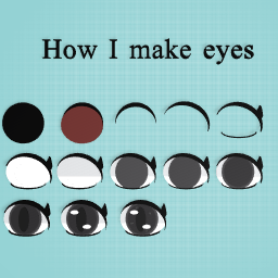 How I make eyes