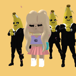 shopping with my guards 