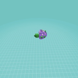 turtle with purple shell