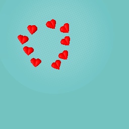 Love heart circle