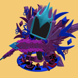 purple and blue dominus