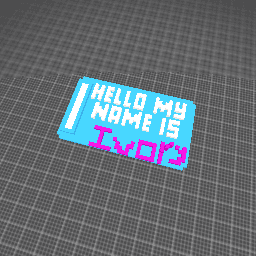 My personal name tag