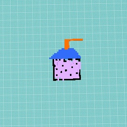 boba tea in a blue cup be like: