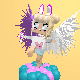 Cute pink bunny girl skin it was for free