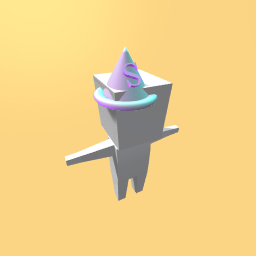 Colorful witch hat