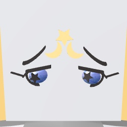 Mourning eyes that oddly remind you about stars