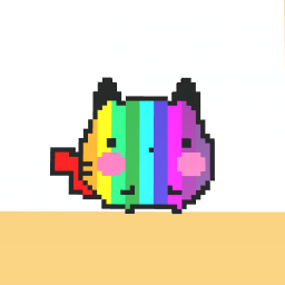 Rainbow Fat Pikachu!