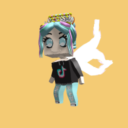 Flying tiktot cute girl