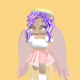 Angel purple girl
