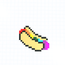Rainbow Hotdog