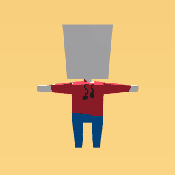 Red and blue out fit