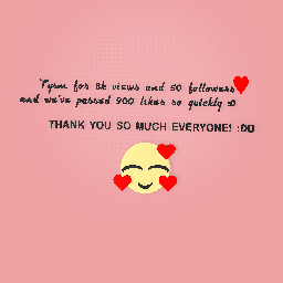 Thank you everyone ♡