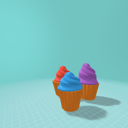 three cupcake